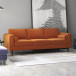 Fordham Sofa - Burnt Orange Velvet | KM Home Furniture and Mattress Store | Houston TX | Best Furniture stores in Houston