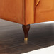 Houston Modern Sofa - Burnt Orange Velvet | KM Home Furniture and Mattress Store | TX | Best Furniture stores in Houston