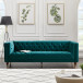 Houston Modern Sofa (Teal - Velvet) | KM Home Furniture and Mattress Store | Houston TX | Best Furniture stores in Houston