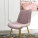 Samantha  Dining Chair - Pink Velvet | KM Home Furniture and Mattress Store | Houston TX | Best Furniture stores in Houston