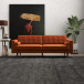 Kirby Sofa (Burnt Orange) | KM Home Furniture and Mattress Store | Houston TX | Best Furniture stores in Houston