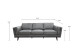 Ferre Leather Sofa - Blue Gray Leather  | KM Home Furniture and Mattress Store | Houston TX | Best Furniture stores in Houston