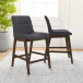 Danilo Dark Gray Counter Stool | KM Home Furniture and Mattress Store | Houston TX | Best Furniture stores in Houston