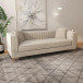 Kendra Sofa 91" - Cream Velvet | KM Home Furniture and Mattress Store | TX | Best Furniture stores in Houston