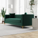 Kendra Sofa 91" - Green Velvet  | KM Home Furniture and Mattress Store | Houston TX | Best Furniture stores in Houston