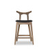 Dora Bar Stool (29" Black Leather) | KM Home Furniture and Mattress Store | Houston TX | Best Furniture stores in Houston
