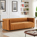 Sierra Sofa - Cognac Couch | KM Home Furniture and Mattress Store | Houston TX | Best Furniture stores in Houston