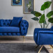 Jessica Sofa - Navy Blue Velvet | KM Home Furniture and Mattress Store | Houston TX | Best Furniture stores in Houston