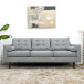 West Sofa - Gray Linen Couch | KM Home Furniture and Mattress Store | Houston TX | Best Furniture stores in Houston