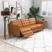 Louis Leather Electric Reclining Sofa -Tan right | KM Home Furniture and Mattress Store | TX | Best Furniture stores in Houston