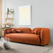 Bodrum Sofa - Burnt Orange Boucle | KM Home Furniture and Mattress Store | Houston TX | Best Furniture stores in Houston