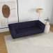 Kano Sofa Large-Dark Blue Boucle Metal Feet | KM Home Furniture and Mattress Store | TX | Best Furniture stores in Houston