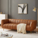 Clodine Sofa - Cognac Leather Couch | KM Home Furniture and Mattress Store | Houston TX | Best Furniture stores in Houston