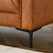 Houston Modern Sofa - Cognac Leather Couch | KM Home Furniture and Mattress Store | TX | Best Furniture stores in Houston