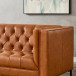 Houston Modern Sofa - Cognac Leather Couch | KM Home Furniture and Mattress Store | TX | Best Furniture stores in Houston