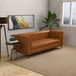 Houston Modern Sofa - Cognac Leather Couch | KM Home Furniture and Mattress Store | TX | Best Furniture stores in Houston