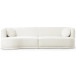 Paris Sofa - White Boucle  | KM Home Furniture and Mattress Store | Houston TX | Best Furniture stores in Houston