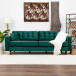 Oregon sofa - Green Velvet  | KM Home Furniture and Mattress Store | Houston TX | Best Furniture stores in Houston