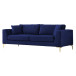 Milo Sofa  -  Blue Velvet   | KM Home Furniture and Mattress Store | Houston TX | Best Furniture stores in Houston