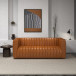 Rosslyn Sofa - Cognac Leather | KM Home Furniture and Mattress Store | Houston TX | Best Furniture stores in Houston