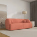 Quinn Sofa - Pink Boucle Couch | KM Home Furniture and Mattress Store | Houston TX | Best Furniture stores in Houston