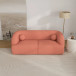 Quinn Sofa - Pink Boucle Couch | KM Home Furniture and Mattress Store | Houston TX | Best Furniture stores in Houston