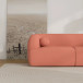 Quinn Sofa - Pink Boucle Couch | KM Home Furniture and Mattress Store | Houston TX | Best Furniture stores in Houston