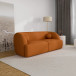 Quinn Sofa - Burnt Orange Boucle | KM Home Furniture and Mattress Store | Houston TX | Best Furniture stores in Houston