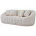 Forrester Japandi Style Boucle White Couch | KM Home Furniture and Mattress Store | TX | Best Furniture stores in Houston