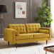 Kirby Gold Velvet Loveseat  | KM Home Furniture and Mattress Store | Houston TX | Best Furniture stores in Houston