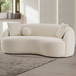 Bonita Ivory Boucle Loveseat Sofa | KM Home Furniture and Mattress Store | Houston TX | Best Furniture stores in Houston