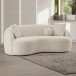 Bonita Ivory Boucle Loveseat Sofa | KM Home Furniture and Mattress Store | Houston TX | Best Furniture stores in Houston