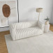 Rosslyn Sofa - White Boucle Couch | KM Home Furniture and Mattress Store | Houston TX | Best Furniture stores in Houston