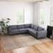 Fordham Corner Sofa - Dark Gray Fabric | KM Home Furniture and Mattress Store | Houston TX | Best Furniture stores in Houston