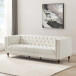 Houston Modern Sofa - White Boucle | KM Home Furniture and Mattress Store | Houston TX | Best Furniture stores in Houston