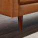 Lugano Cognac L-Shaped Sectional in Leather