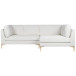 Chamberlain Beige Boucle Right Chaise Sectional Sofa  | KM Home Furniture and Mattress Store | TX | Best Furniture stores in Houston