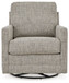 Bralynn - Linen - Swivel Glider Accent Chair