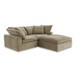 Clay Nook - Performance Fabric Modular Sectional - Desert Sage