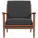 Kyle Arm Chair - Black Leather | KM Home Furniture and Mattress Store | Houston TX | Best Furniture stores in Houston