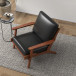 Kyle Arm Chair - Black Leather | KM Home Furniture and Mattress Store | Houston TX | Best Furniture stores in Houston