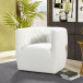 Lotte Cream Boucle Swivel Chair  | KM Home Furniture and Mattress Store | Houston TX | Best Furniture stores in Houston