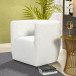 Lotte Cream Boucle Swivel Chair  | KM Home Furniture and Mattress Store | Houston TX | Best Furniture stores in Houston