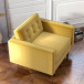 Kirby Lounge Chair - Gold Velvet | KM Home Furniture and Mattress Store | Houston TX | Best Furniture stores in Houston