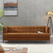 Kennedy Sofa - Cognac Leather  | KM Home Furniture and Mattress Store | Houston TX | Best Furniture stores in Houston