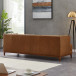 Kennedy Sofa - Cognac Leather  | KM Home Furniture and Mattress Store | Houston TX | Best Furniture stores in Houston