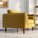 Fordham Gold Velvet Lounge Chair  | KM Home Furniture and Mattress Store | Houston TX | Best Furniture stores in Houston