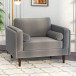 Fordham Lounge Chair (Grey Velvet) | KM Home Furniture and Mattress Store | Houston TX | Best Furniture stores in Houston