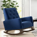 Windsor Navy Blue Rocking Chair  | KM Home Furniture and Mattress Store | Houston TX | Best Furniture stores in Houston