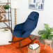 Ingrid Blue Velvet Rocking Chair  | KM Home Furniture and Mattress Store | Houston TX | Best Furniture stores in Houston